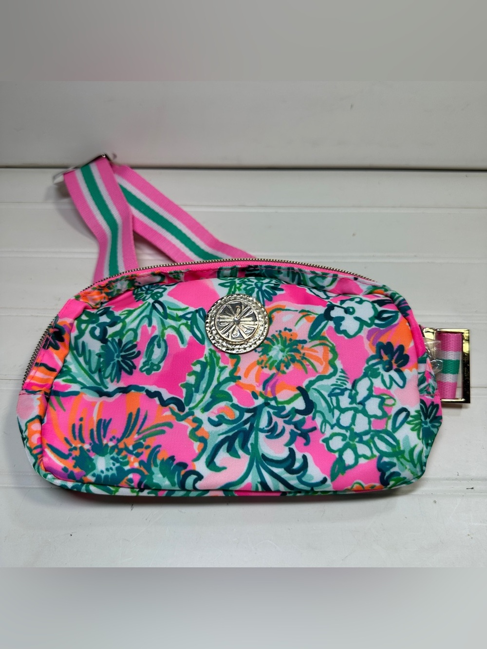 NEW Lilly Pulitzer PERFECT POPPY BELT BAG Waist Fanny Pack Cross Body Purse